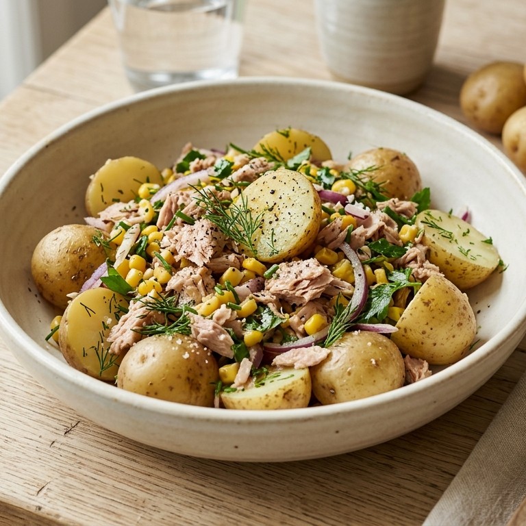 Lauwarme tonijnsalade recept