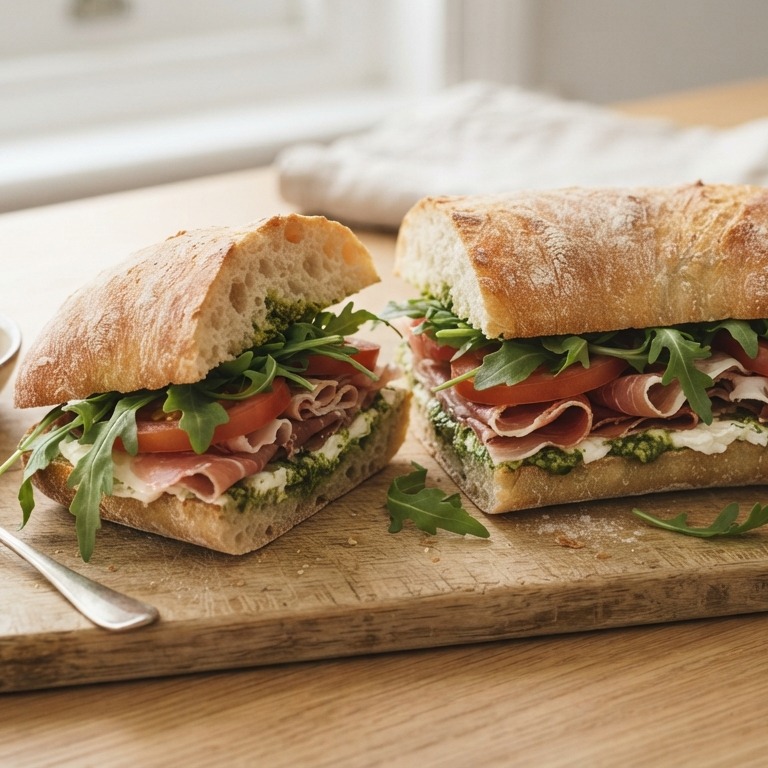 Lekker lunchbroodje parma recept
