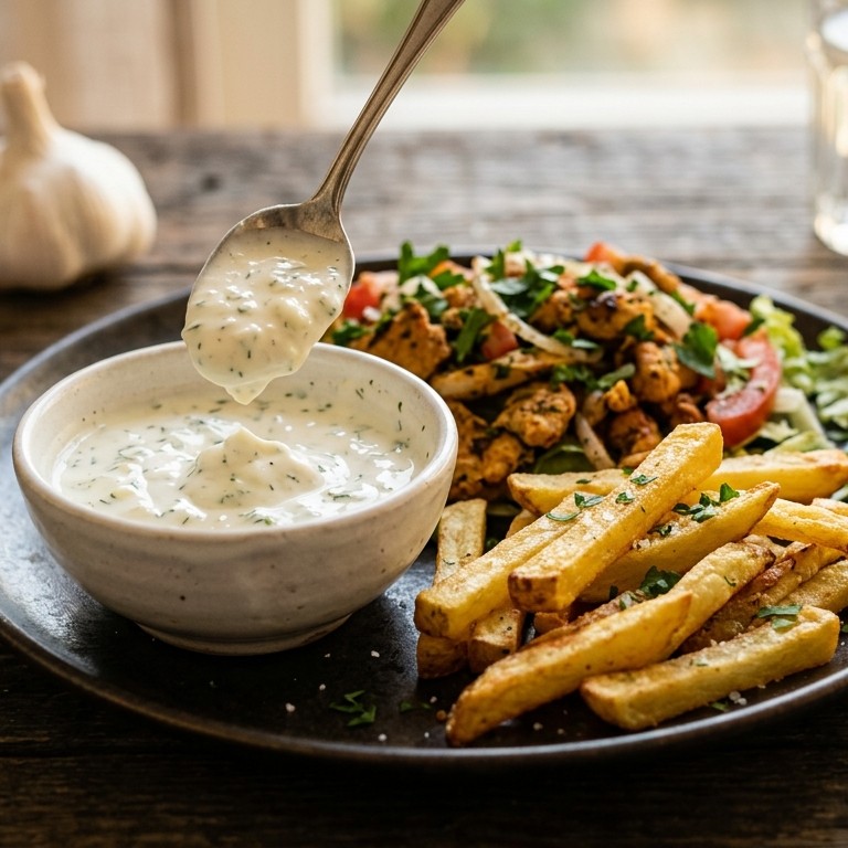 Lekkere knoflooksaus recept