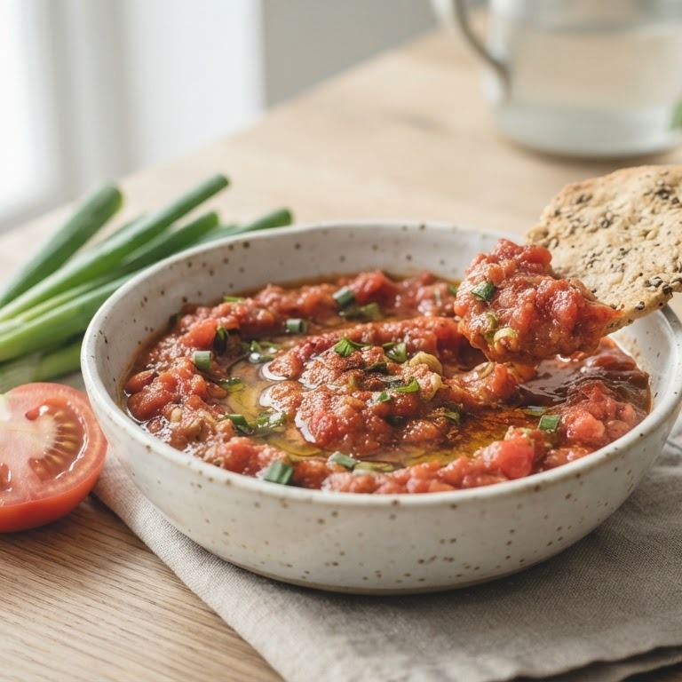 Lente-ui-tomatendip recept