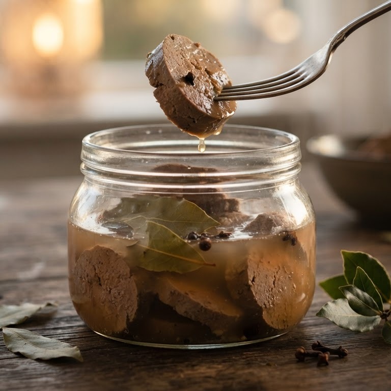 Leverworst in het zuur recept