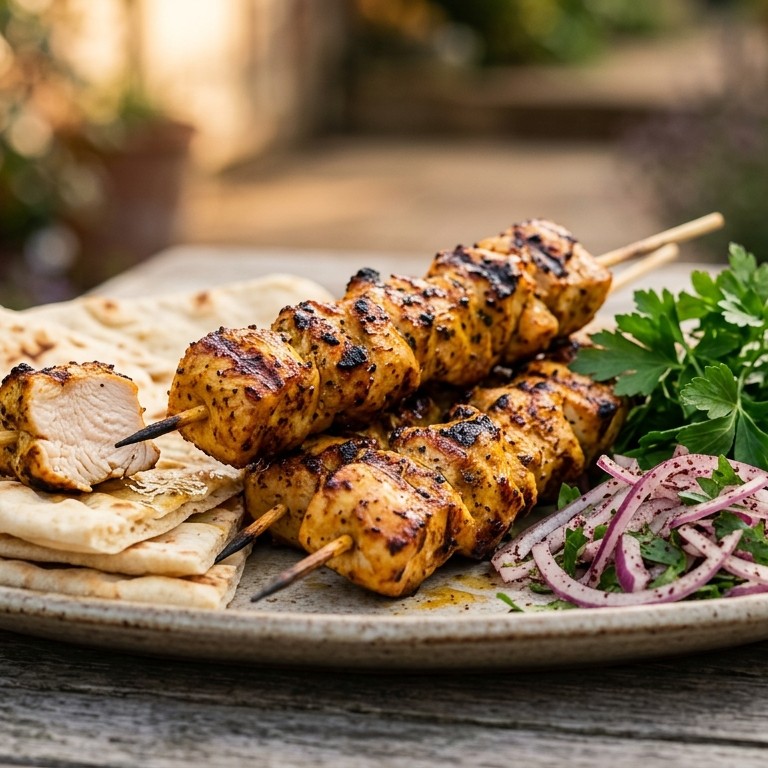 Libanese kip-kebab recept