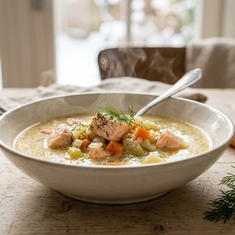 Licht gebonden vissoep recept