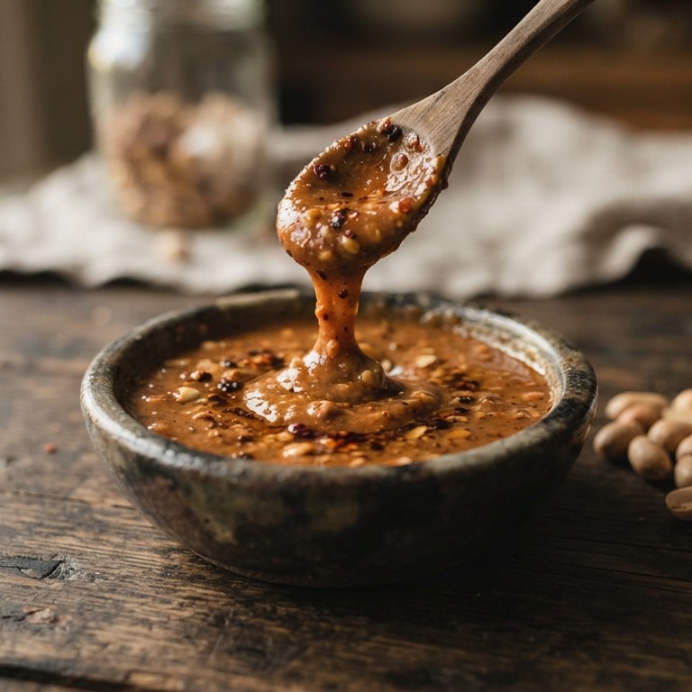 Liekskes pindasaus recept