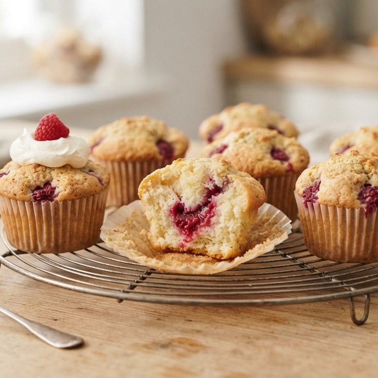 Light frambozen-kwark-muffins recept