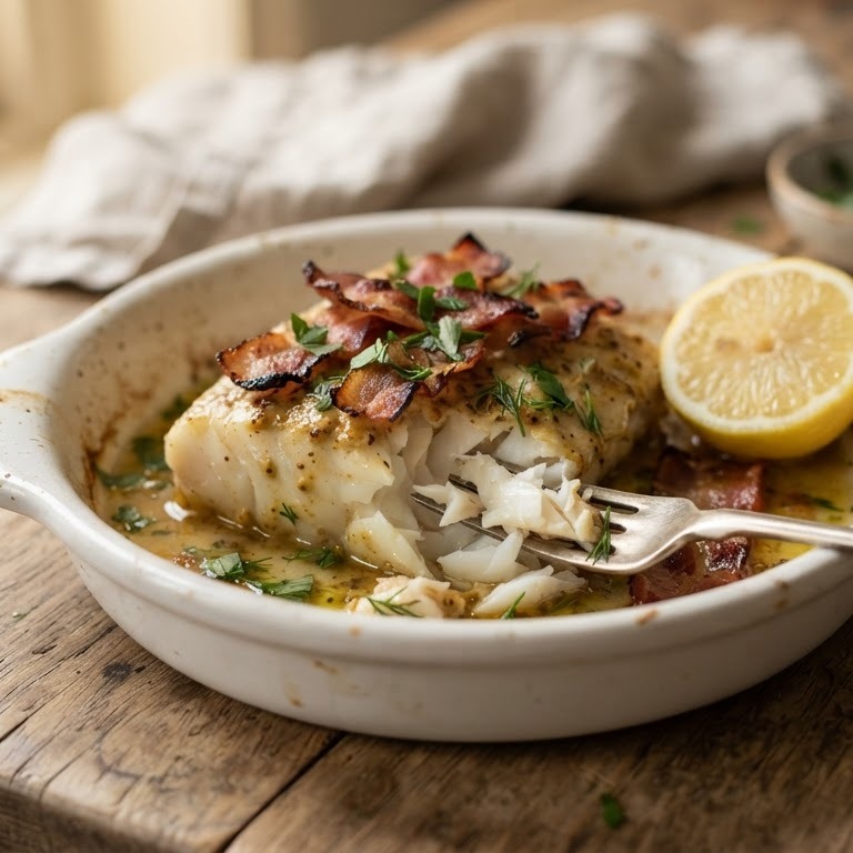Light vis  uit de oven recept