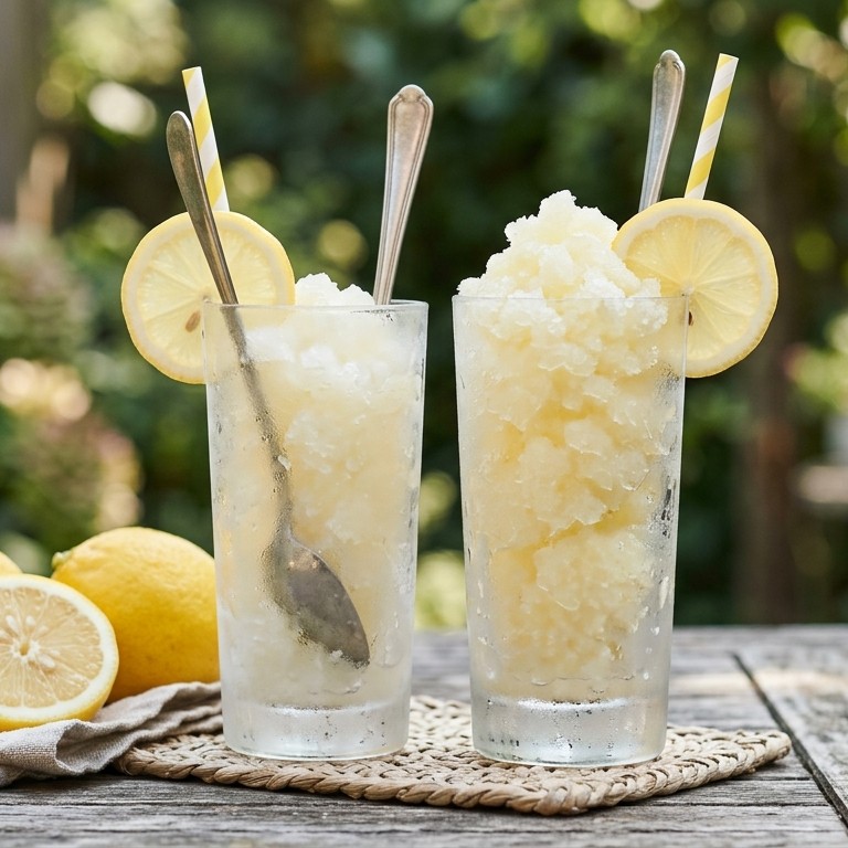 Limonade (vers, maar bevroren) recept