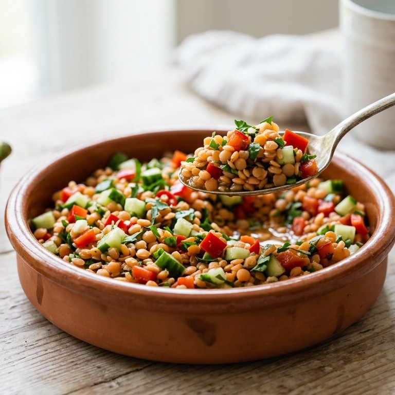 Linzensalsa recept