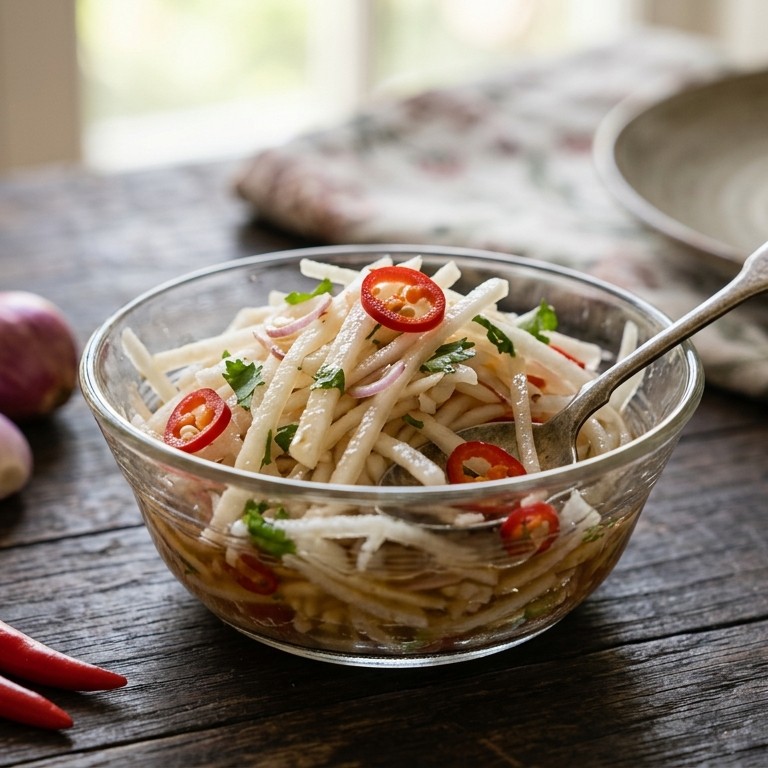 Lobak sambal tjoeka (sambal van lobaks) recept