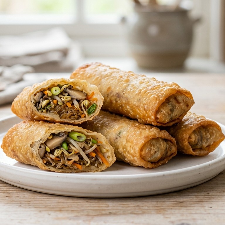 Loempia Tiga (loempia met oesterzwam) recept