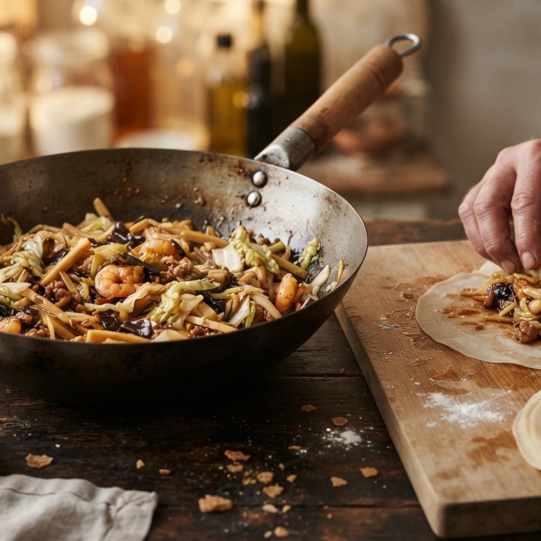 Loempiavulling recept