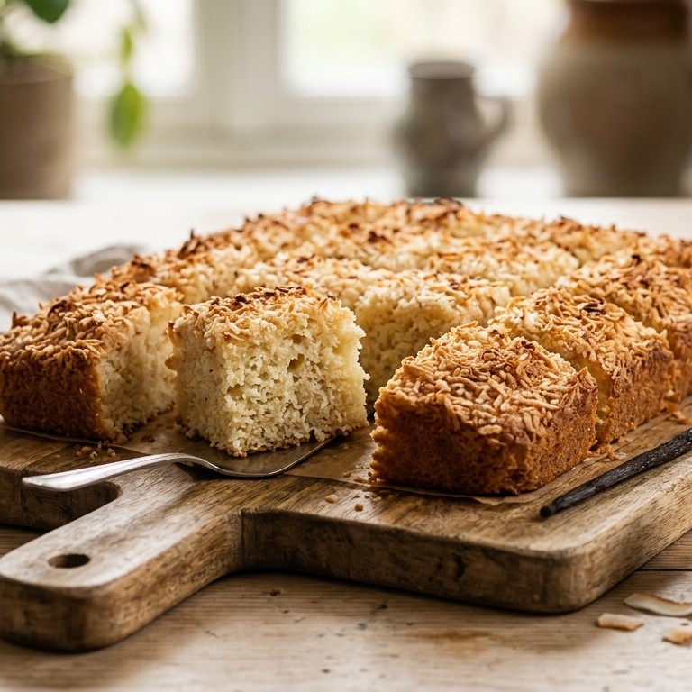 Luchtige kokoskoek recept