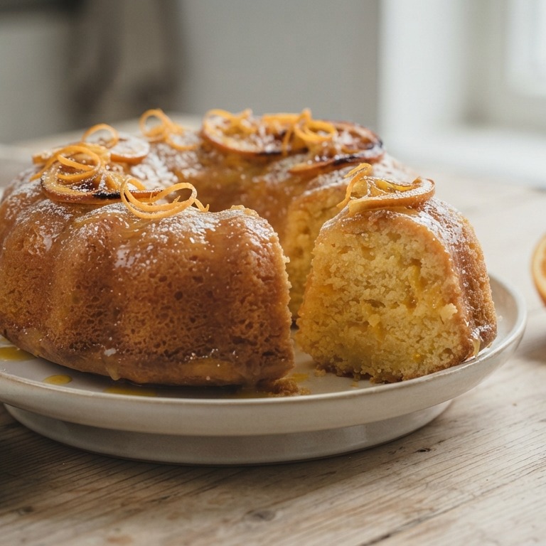 Luchtige sinaasappelcake recept