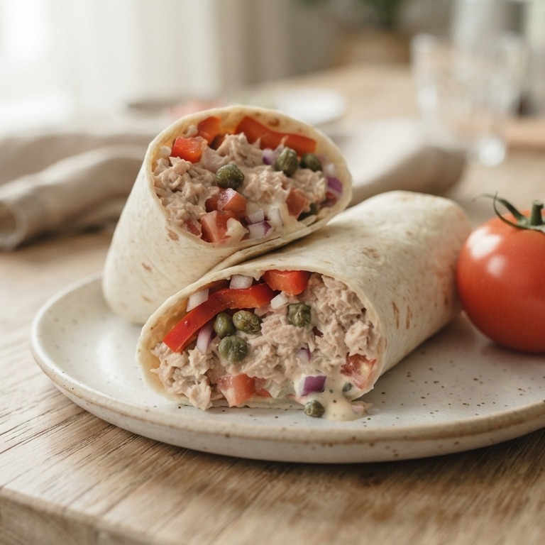 Lunchwrap met tonijn recept