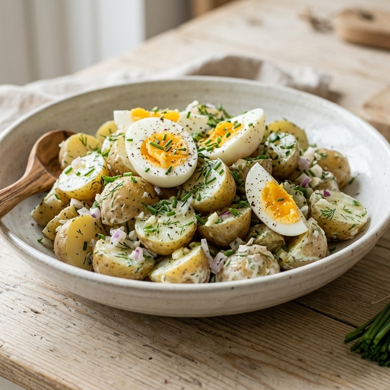 Luxe aardappelsalade recept