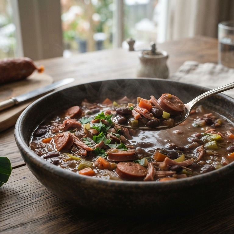 Luxe bruine bonensoep recept