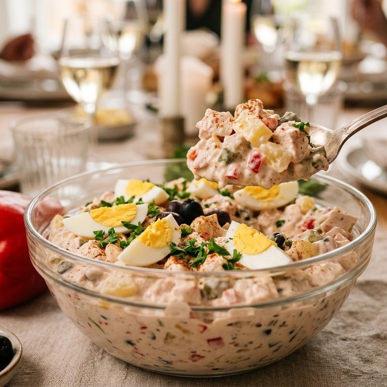 Luxe kipsalade recept