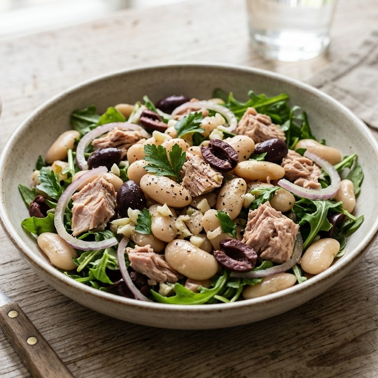 Maaltijd boon-tonijnsalade recept