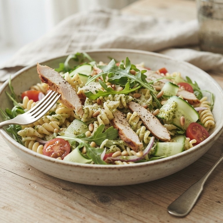 Maaltijdsalade gerookte kip recept