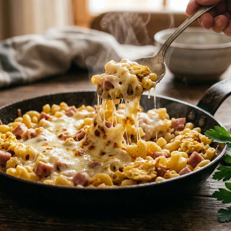 Macaroni ham-ei-kaas recept
