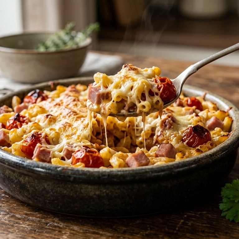 Macaroni Ham-ka-tom recept