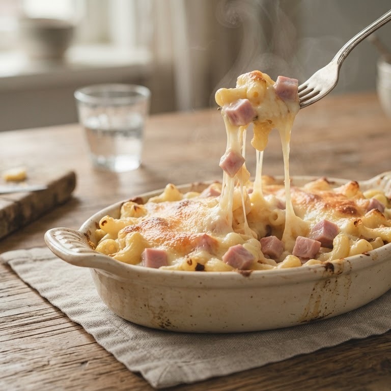 Macaroni ham kaas recept