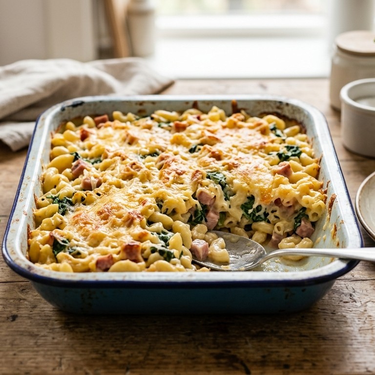 Macaroni ham kaas recept