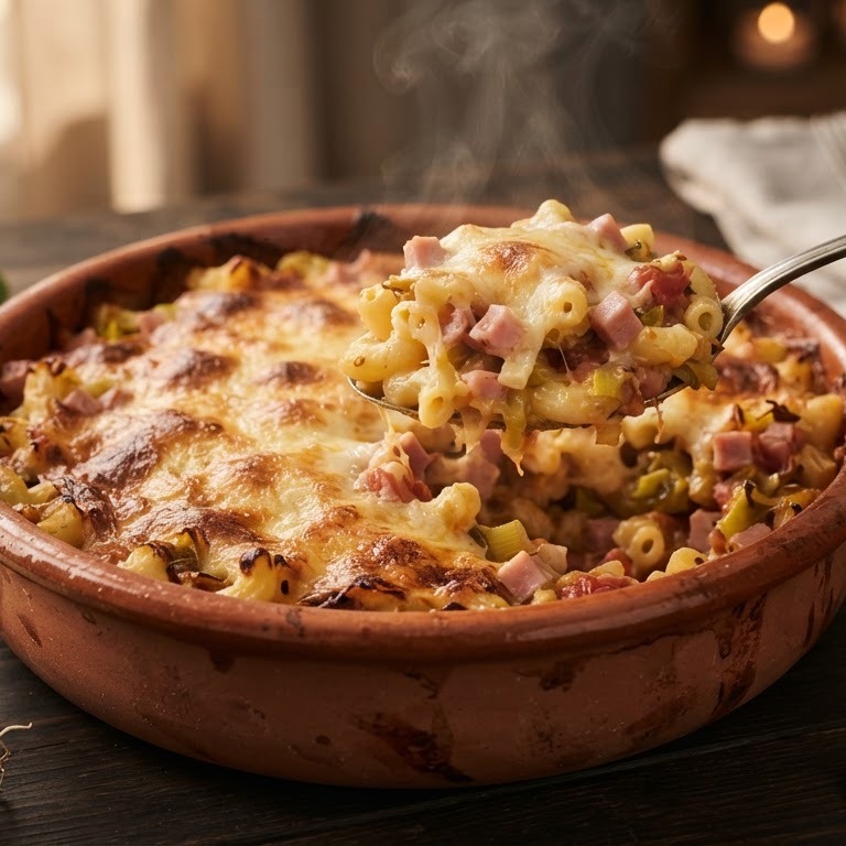 Macaroni met ham en kaas uit de oven recept