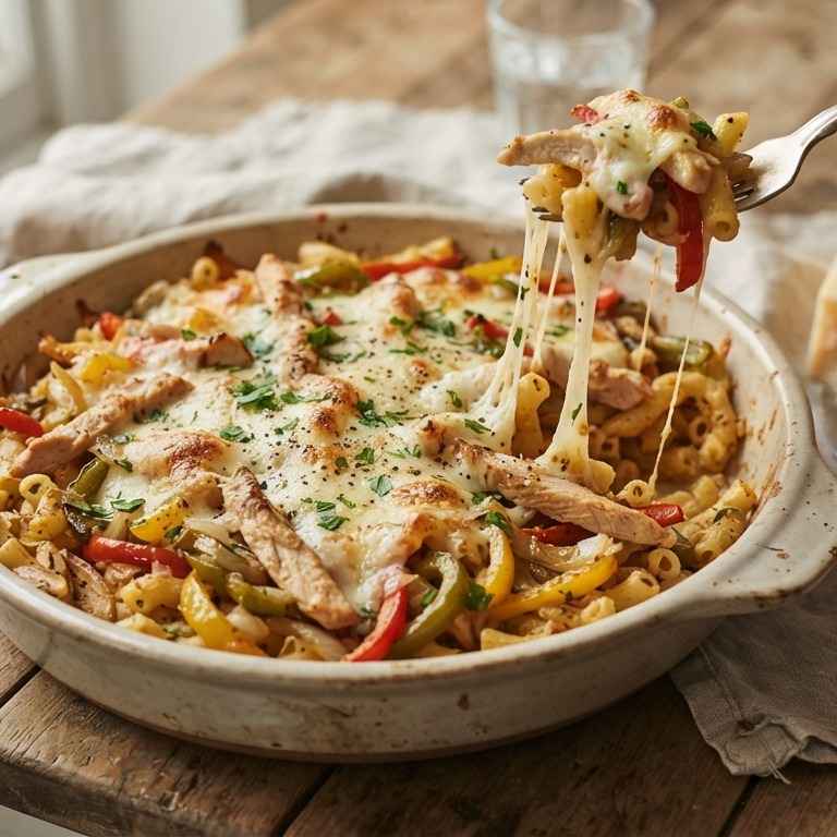 Macaroni met kalkoenfilet en groenten recept
