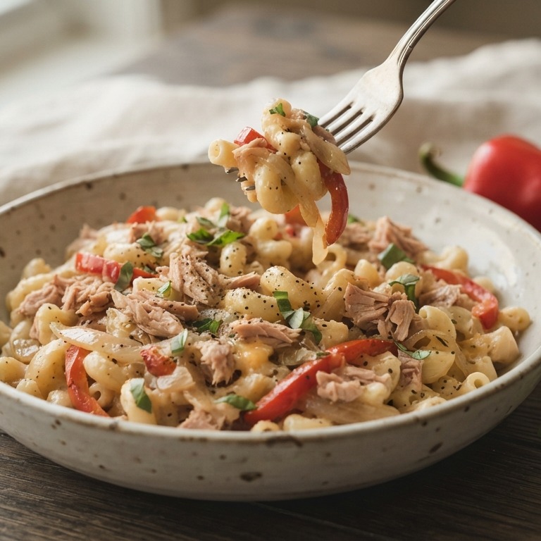 Macaroni met tonijn recept
