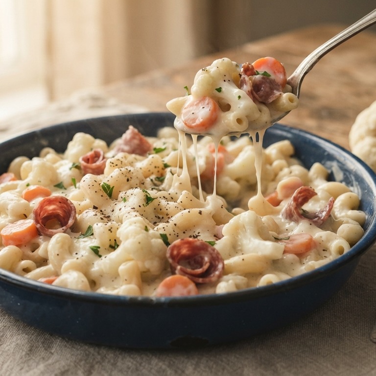 Macaroni met witte saus recept