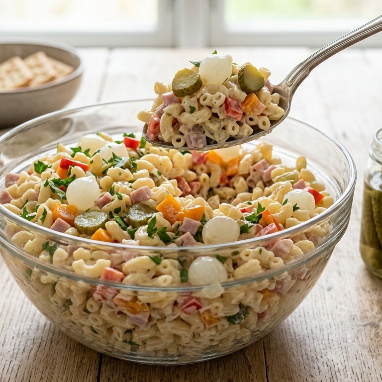 Macaroni salade recept