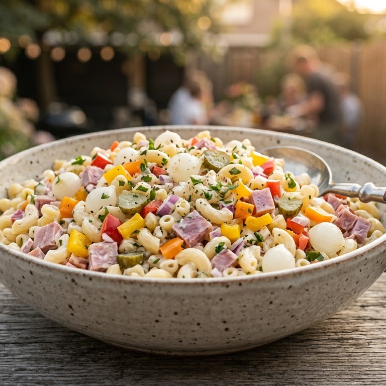 Macaronisalade recept