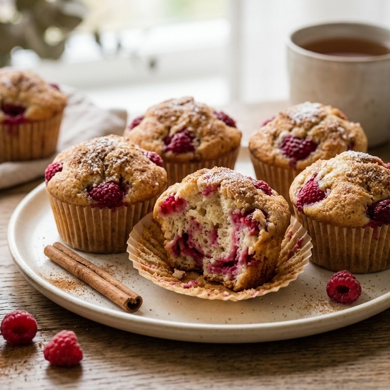 Magere frambozenmuffins recept