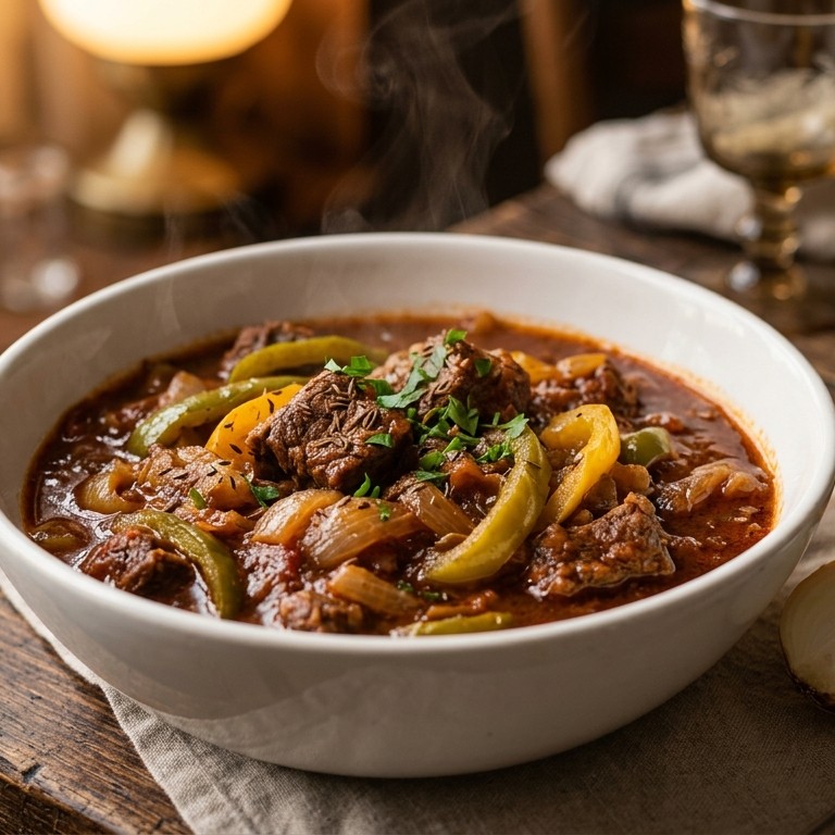 Magere Goulash recept
