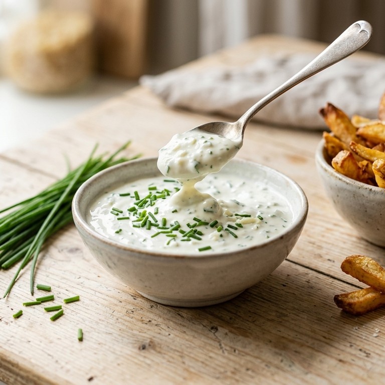 Magere knoflooksaus recept
