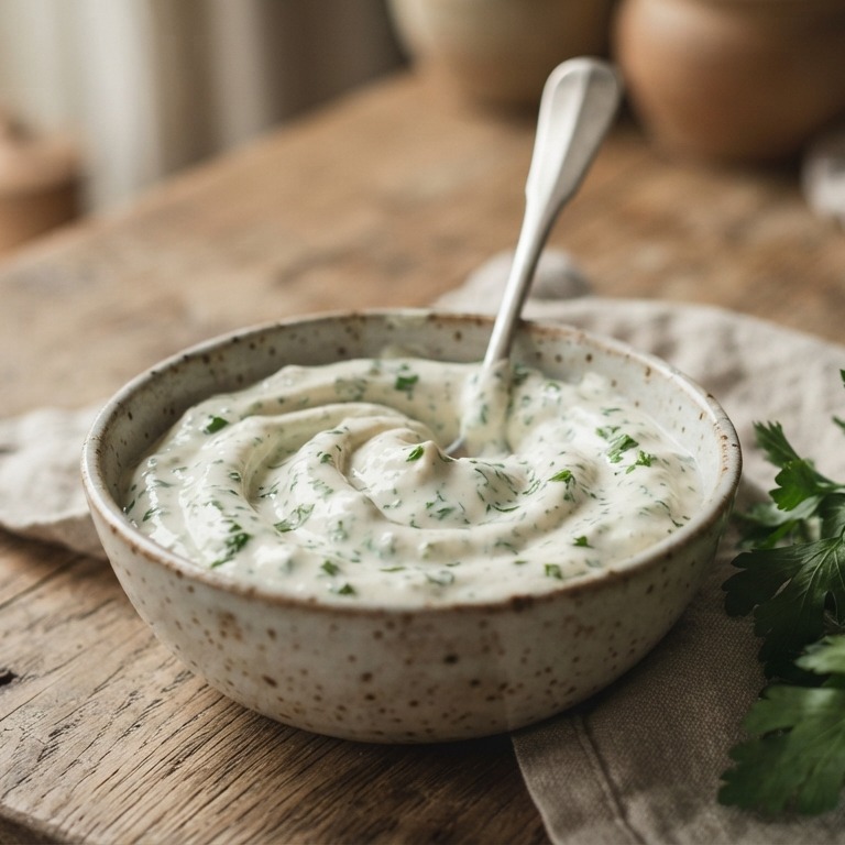 Magere knoflooksaus recept
