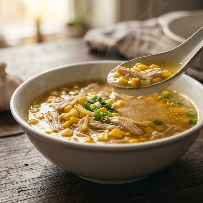 Maïs-kippensoep recept