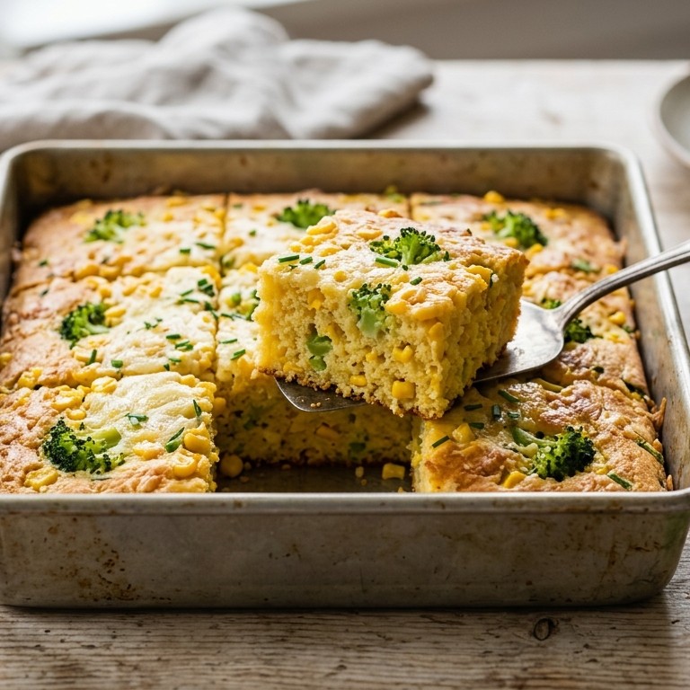 Maisbrood met broccoli recept