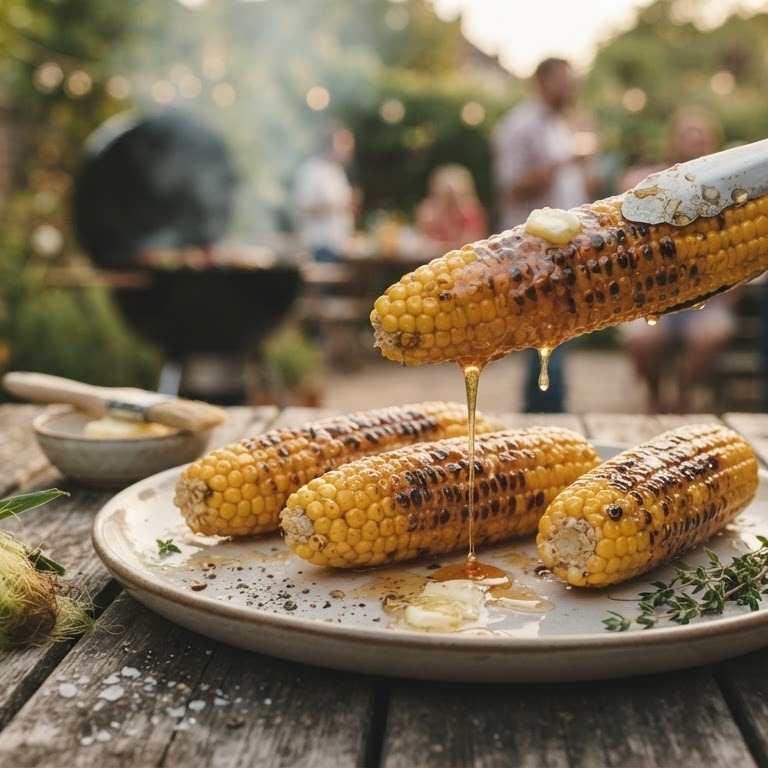 Maïskolven met boter en honing recept