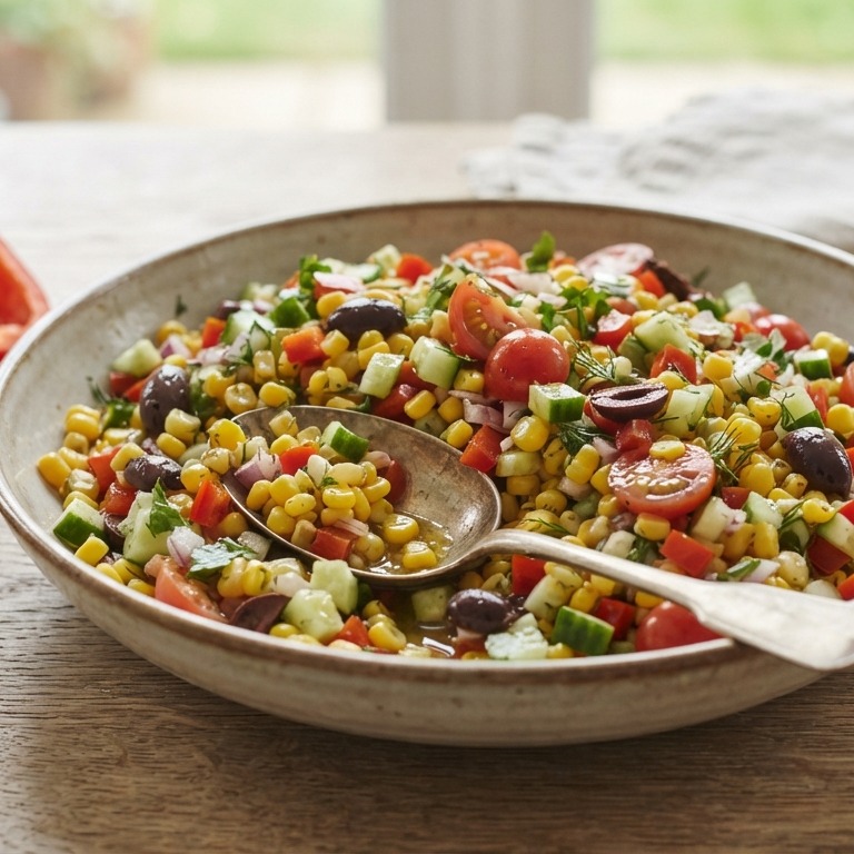 Maissalade recept