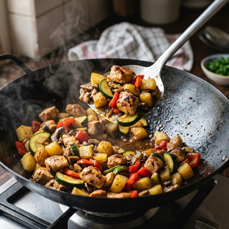 makkelijk en snelle kiproerbakschotel recept