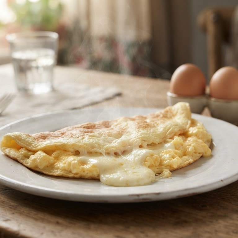 Makkelijke Omelet met kaas recept