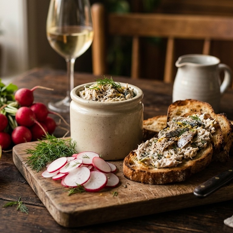 Makreel rillettes recept