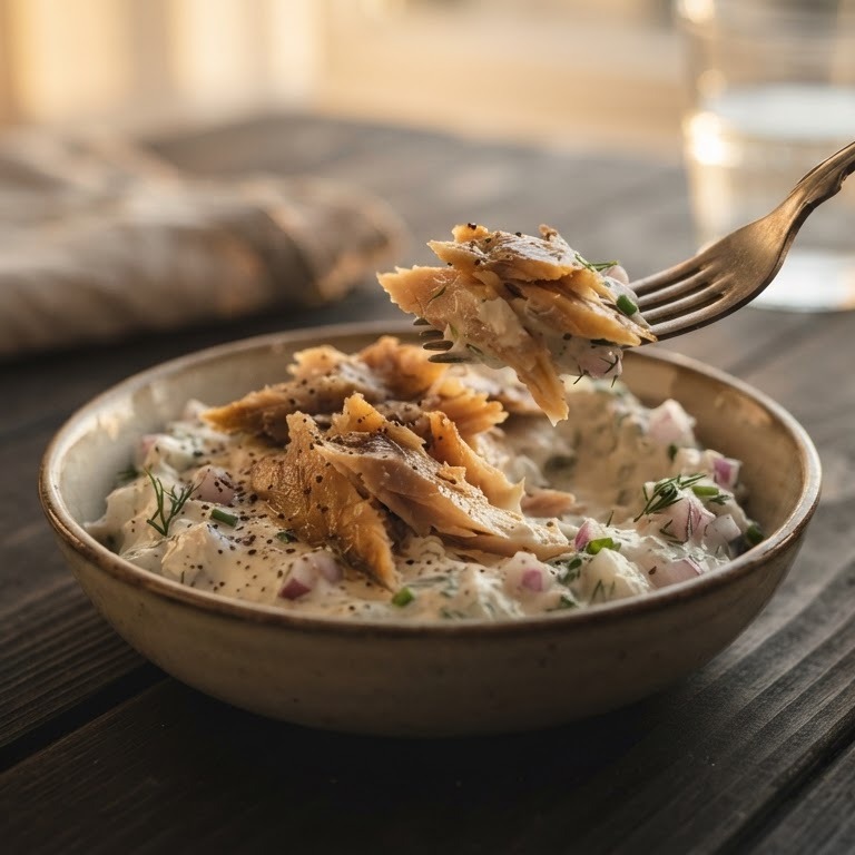 Makreel salade recept