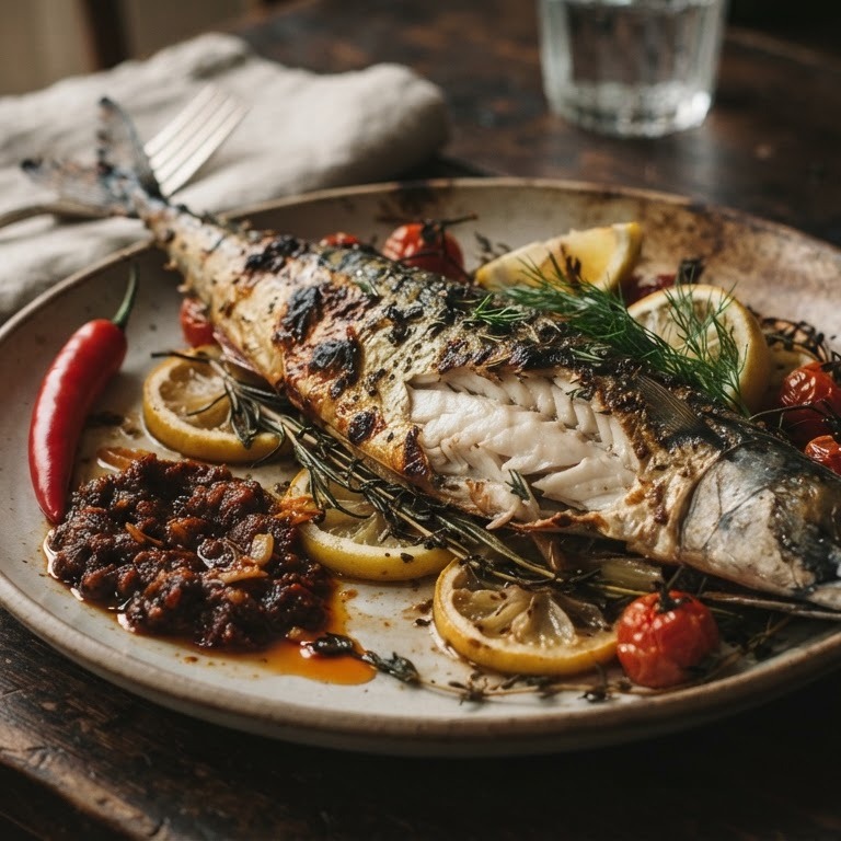 Makreel uit de oven recept
