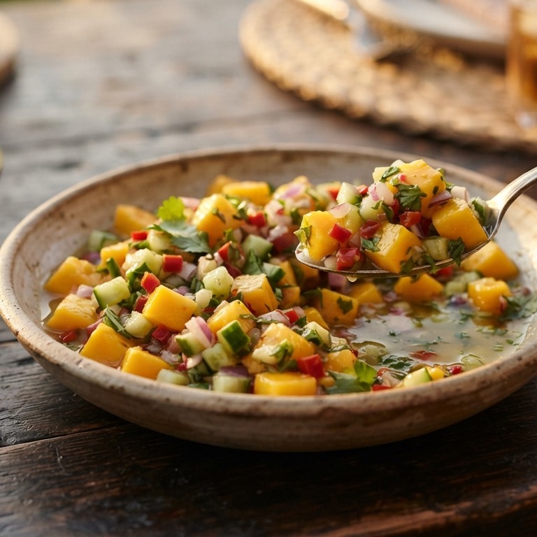Mango-Chili salsa recept