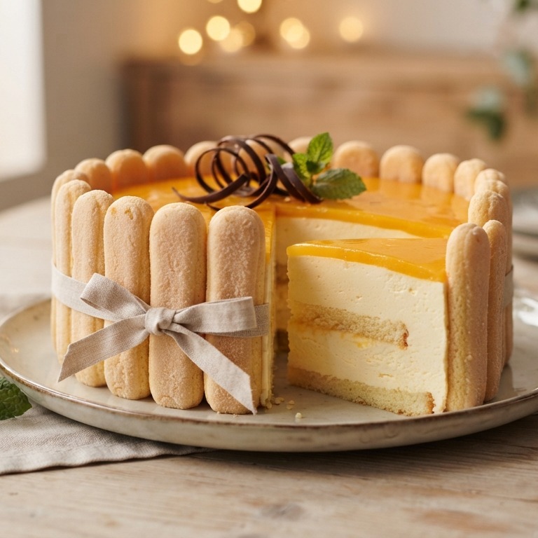 Mango-yoghurt taart recept
