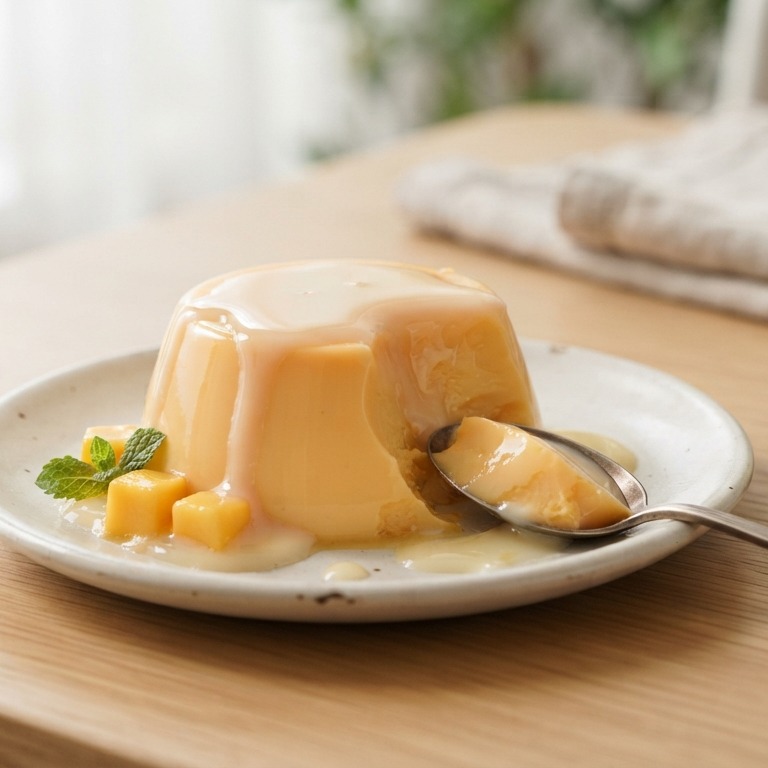 Mangopudding recept