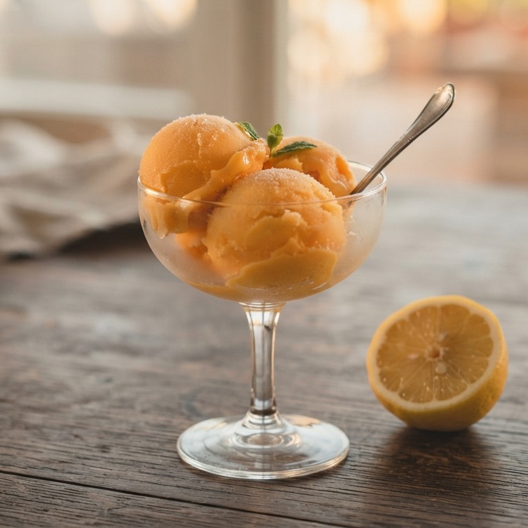 Mangosorbet recept